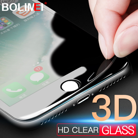 3D Soft Edge Full Cover Protection Glass on the For iPhone 6 6s Plus glass 8 7 Plus Tempered Glass For iPhone 6 Screen Protector ► Photo 1/6