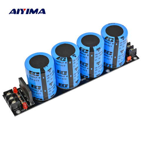 AIYIMA Assembled Amplifier Rectifier board Supply Power Board High Power Rectifier Filter Power Supply Board 10000uf 63V ► Photo 1/6