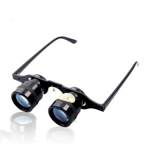 BIJIA 10X34 Portable Fishing Magnifier Glasses 10X Magnifying Loupe Blue Film Binoculars For Outdoor Watch Concert  Sport ► Photo 1/6