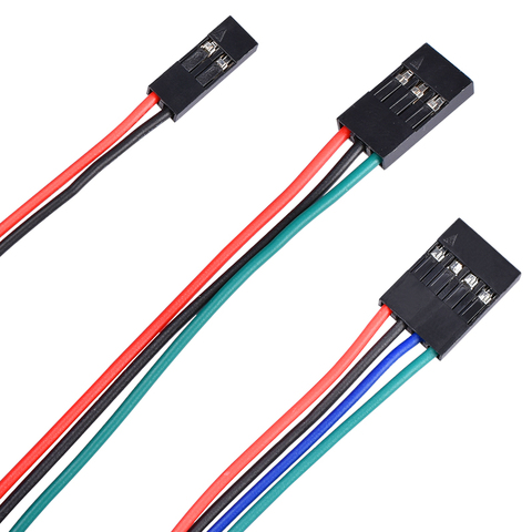 BIQU 70cm Female to Female Jumper Wire with Dupont for 2pin & 3pin 4pin Cable  for 3D Printer part ► Photo 1/6