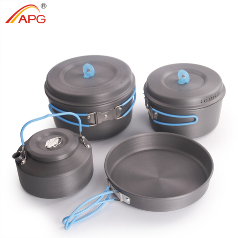 APG ultralight camping cooking pans and portable camping  cookware ► Photo 1/6