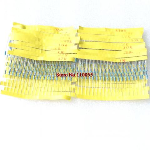 1/4W 1% Accuracy Resistors Kit Metal Film Resistor Package 20 kinds Normal Resistor Total 400pcs ► Photo 1/1