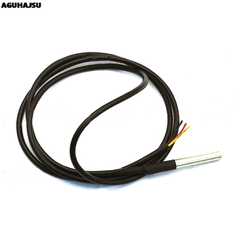 1PCS DS1820 Stainless steel package Waterproof DS18b20 temperature probe temperature sensor 18B20 For Arduino ► Photo 1/3