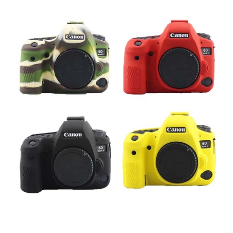 Soft silicone Camera Case Cover For Canon 6D2 6D II 6D Mark II Rubber Case Protective Skin ► Photo 1/1