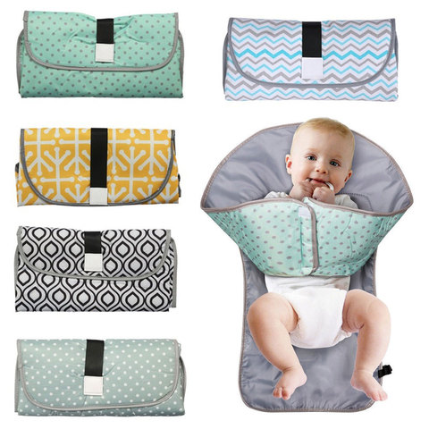 3-in-1 Multifunctional Waterproof Portable Baby Changing Mat Infant Nappy Bag Diaper Changing Cover Pad Travel Outdoor ► Photo 1/6