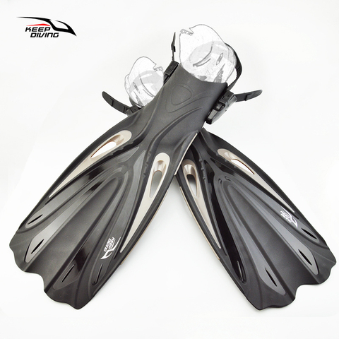 Keep Diving Open Heel Scuba Diving Long Fins Adjustable Snorkeling Swim Flippers Special For Diving Boots Shoes Monofin Gear ► Photo 1/6