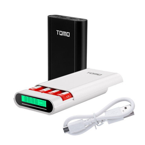 TOMO M4 Smart Power Charger Power Bank Case 4 X 18650 lithium ion battery Portable DIY Powerbank box Charger For 18650 Battery ► Photo 1/6