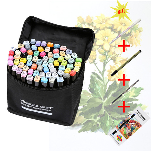 Finecolour EF102 Double-headed Soft Brush Tip Markers 480 Colors Professional Manga Premier Sketch Art Markers Pen for Drawing ► Photo 1/1