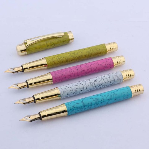 office marble gift calligraphy classic wings matte Blue color FOUNTAIN PEN ► Photo 1/6