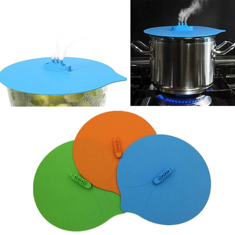 Steamship Shape Boil Over Spill Stopper Covers Portable Silicone Kitchen Gadgets Cooking Tools Pot Cover 1PC  Steam Steaming Lid ► Photo 1/6