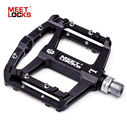 MEETLOCKS Three Sealed Bearing Bicycle Pedal Ultralight Aluminum Alloy Nonskid Bike Pedals Cycle Treadle Bicycle Accessories ► Photo 1/6