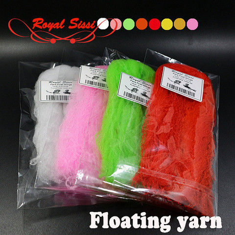 8 optional colors fly tying Para Post Wings fiber Polypropylene Floating Yarn 40cm/bundle dry fly parachute wings tying material ► Photo 1/6