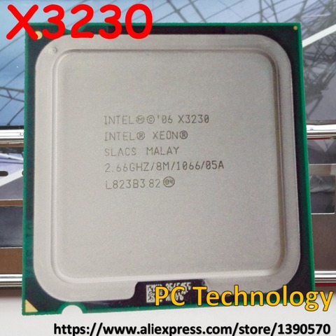 Original Intel Xeon Quad Core X3230 2.66GHz/95W/8MB/1066MHz/LGA775 Desktop CPU Free shipping Delivery within 1 day ► Photo 1/1