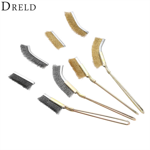 DRELD Steel Copper Wire Brush Cup Polishing Brush Wheel Dremel Accessories Rotary Cleaning Brushes for Metal Polish ► Photo 1/6