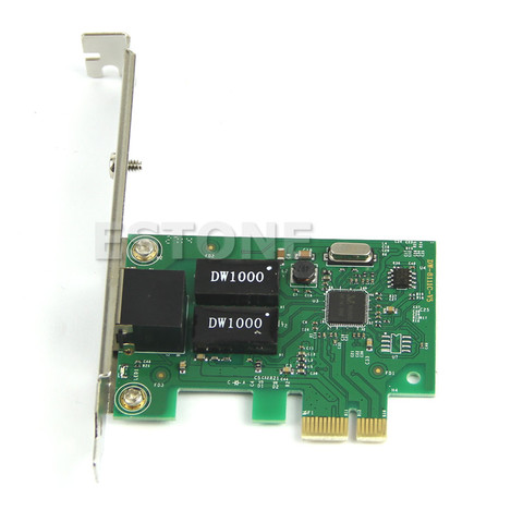 Gigabit Ethernet PCI-E Network Controller Card 10/100/1000Mbps RJ45 RJ-45 LAN Adapter Converter ► Photo 1/4