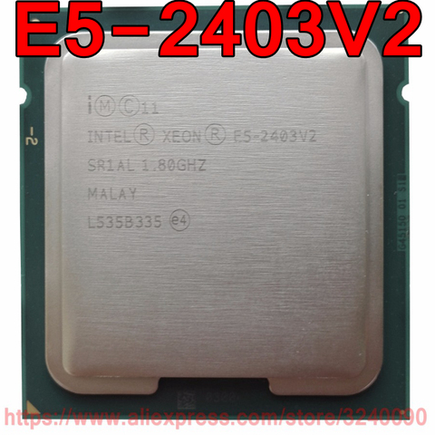 Intel Xeon CPU E5-2403V2 SR1AL 1.80GHz 4-Core 10M LGA1356 E5-2403 V2 processor E5 2403V2 free shipping speedy ship out ► Photo 1/1