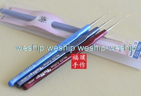 Japan Hiroshima tools Tulip superfine 0.35mm 0.40mm 0.45mm  Crochet hook  1 order=1pc ► Photo 1/5