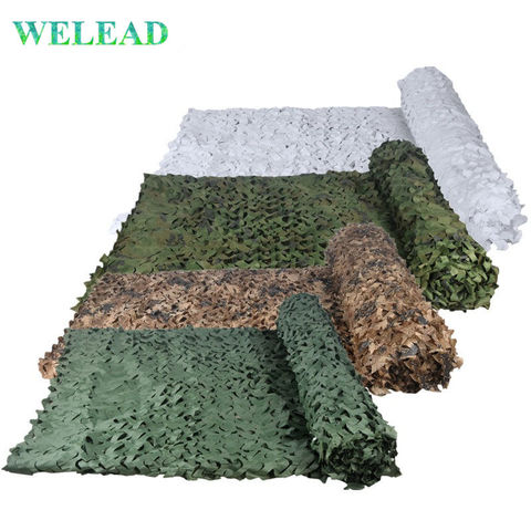WELEAD Reinforced Military Camouflage Nets Hunting Camo Netting Pergola Gazebo Shade Garden Hiding Outdoor Army Concealment Mesh ► Photo 1/6