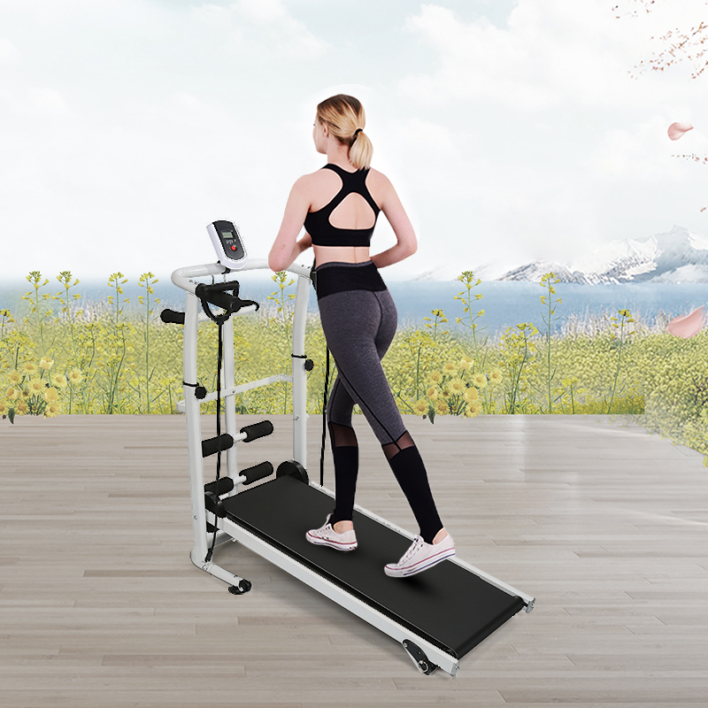 Multi-function Walking Treadmill & Sit-ups Fitness Machine Home Gym Exercise 