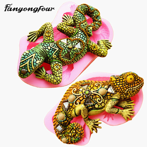 3D Lizard Cake Mold Silicone Mold Chocolate Gypsum Candle Soap Candy Mold Kitchen Bake Free Shipping ► Photo 1/5