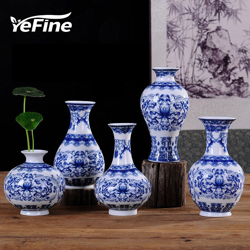 History Review On Yefine Vintage Home Decor Ceramic Flower Vases For Homes Antique Traditional Chinese Blue And White Porcelain Vase Flowers Aliexpress Er Official Alitools Io - Porcelain Home Decor