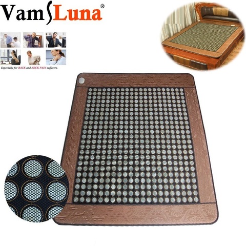 Jade Germanium Tourmaline Electric Infrared Heating Mattress Therapy Massage Pad Relaxation Pain Relief Treatment - Body Health ► Photo 1/3