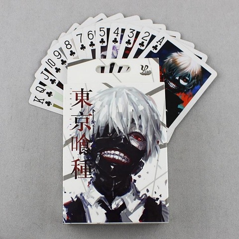 54 pcs/pack Anime Grim Reaper & Death Notes & Natsume & Tokyo Ghoul Action & Toys figures Collection Poker Game Cards Toy ► Photo 1/3