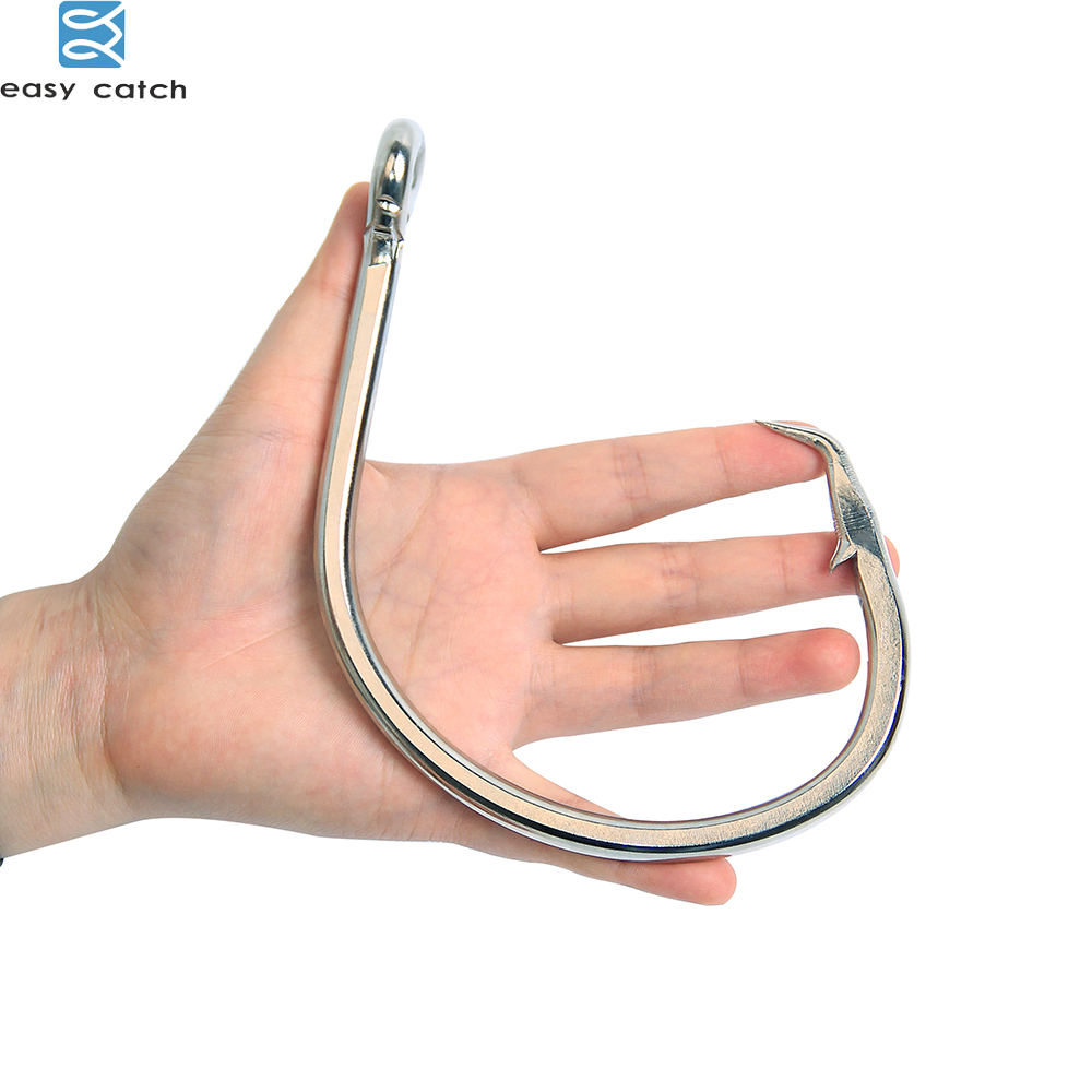 Easy Catch size 28/0 Stainless Steel Fishing Hook Large Strong Thick Big  Fish Tuna fishhooks - Price history & Review, AliExpress Seller - Fishing  equipment Store