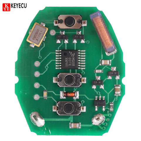 KEYECU Rechargeable Remote Circuit Board 433.92MHz  for BMW 3 5 X series 7S E38 E39 E46 3Button Key Fob with ML2022 Battery ► Photo 1/3