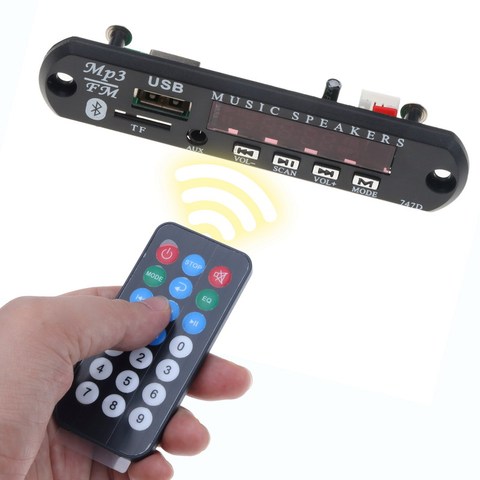 Bluetooth MP3 Player with Remote Control Audio Module Support AUX