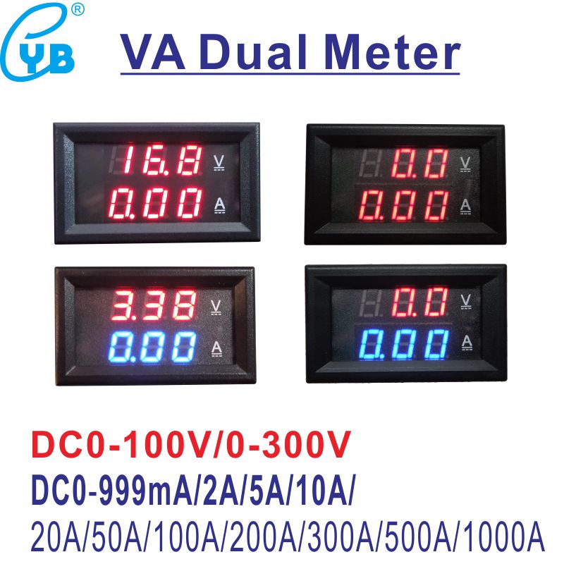 NEW DC 0 To 20A Mini Red LED Panel Meter Digital Ammeter 