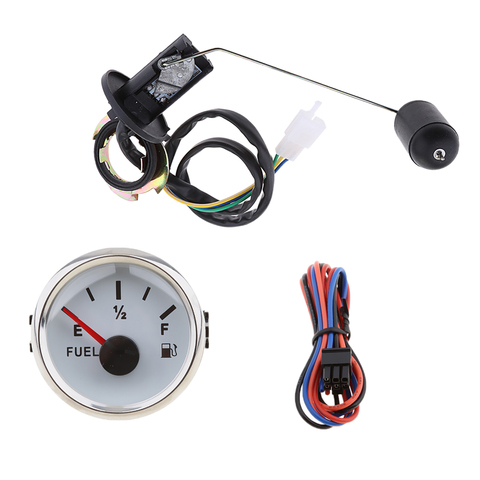 2 inch 12V Car Fuel Level Gauge Meter Fuel Sensor E-1/2-F Pointer Fuel Tank Sending Units COMBO SALE ► Photo 1/6