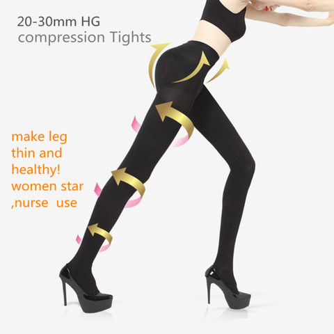 1 Pair Women Slim Tights Compression Stockings Pantyhose Varicose