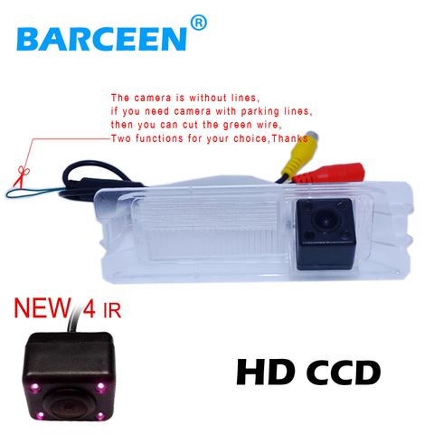 CCD HD Nightvision 4 IR night vision Special Car Rear View Reverse backup Camera for Nissan March /For Renault Logan /Sandero ► Photo 1/6