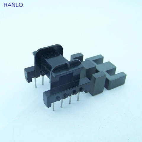 10pcs EF20 4+4 horizontal transformer bobbin PC40 magnet ferrite core pin pitch 5mm row pitch 15mm ► Photo 1/6