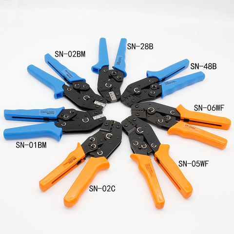 Crimping pliers SN-48B SN-28B SN-02C SN-05WF SN-06WF SN-01BM SN-02BM pulg/tube/insuated terminals kit bag electric clamp ► Photo 1/6