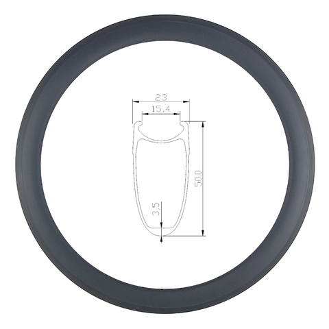700c 50mm clincher road bike carbon rim UD 3K 12K 3K Twill matte glossy 16H 18H 20H 21H 22H 24H 28H 32H 23mm width basalt brake ► Photo 1/1
