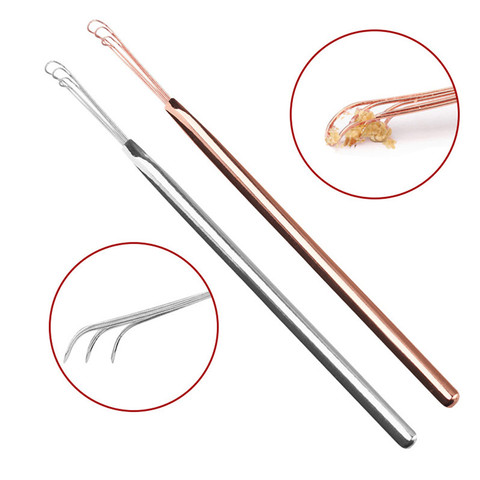 Portable Stainless Steel Ear Pick Cleaner Digging Earpick Ear Spoon Ear Wax Curette Remover Ear Cleaner Spoon Spiral Clean Tool ► Photo 1/6