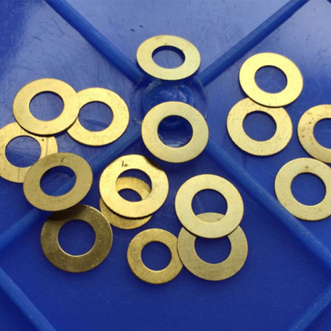 5pcs DIY Knife Accessories Washers Tools Knives Folding Knives Screws Washers Folding Brass Washer ► Photo 1/1