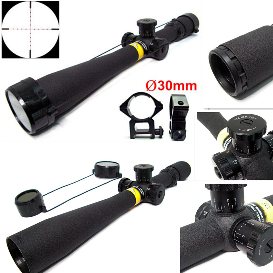 NEW 6-24x60 AO Tactical Outdoor Hunting Optics Scope Illuminated Red Green 