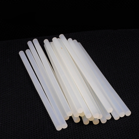 Non-Toxic Adhesive Craft Sticks Desinger Power Tool 10PCS/ Lot Translucent Hot Melt Glue Sticks 7mm ► Photo 1/6