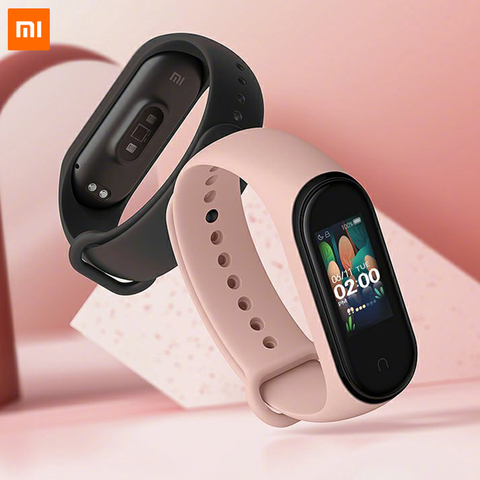 Original Xiaomi Mi Band 4 Smart Wristband 0.95inch AMOLED Color Screen 5ATM Waterproof Heart Rate Fitness BT5.0 BLE Mi Fit APP ► Photo 1/6