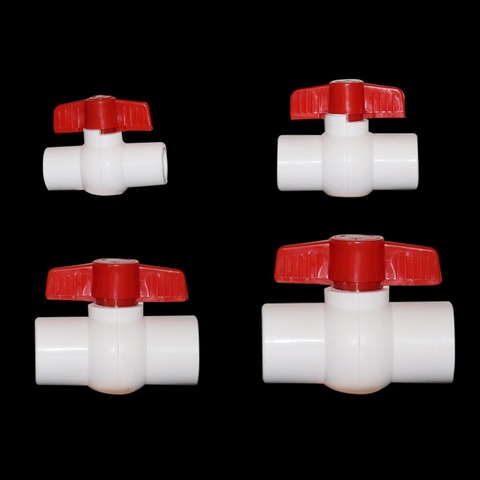 20/25/32mm/40mm Pipe PVC Valve Connector Water Pipe Fitting Ball Valve Water Pipe Valve Agriculture Garden Irrigation Fittings ► Photo 1/4