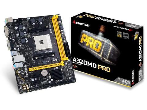 Full new Biostar  A320MD PRO  A320 Chipset AM4 Interface Desktop PC Motherboard Micro-ATX ► Photo 1/2