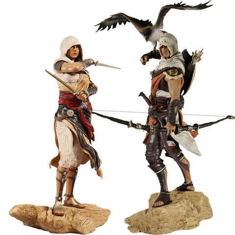 28cm Creed Origini Bayek Aya PVC Action Figure Collectible ModelToys Gifts Brinquedos ► Photo 1/1