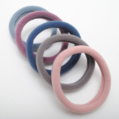 New Korean Color  Elastic Hair Bands Women Seamless  Ring  Strong Hair Gum Elasticity  Scrunchies Gift  Accessories ► Photo 1/6