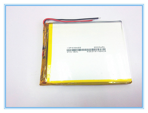 Free shipping A new article 3.7 V lithium polymer battery 2800 mah 406685 ma tablet battery ► Photo 1/1