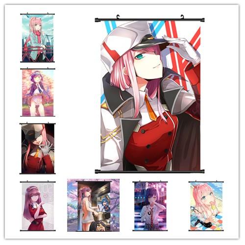 DARLING in the FRANXX Zero Two Ichigo Japanese Anime Home Decor Wall Scroll  Poster 40x60CM Children Gifts - Price history & Review | AliExpress Seller  - 365 days anime store 
