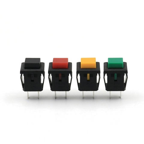 10Pcs PB04 Square 2Pin Momentary Self-Return SPST Mini Push Button Switch Normally Open ► Photo 1/6