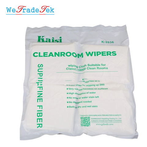 Soft 50Pcs 200Pcs/Bag Cleanroom Wiper Non Dust Cloth Dust Free Paper Phone LCD Repair Tool for Class 1-10000 Clean Rooms ► Photo 1/4